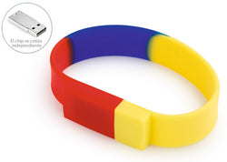 Tricolor Manilla Bracelet para USB - USB024