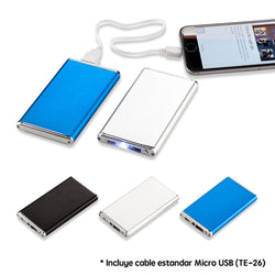 Pila Recargable en Aluminio 4000mah / TE-112