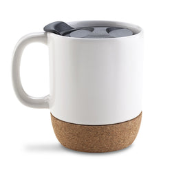 Mug Ceramica Con Corcho 11 oz - MU-112