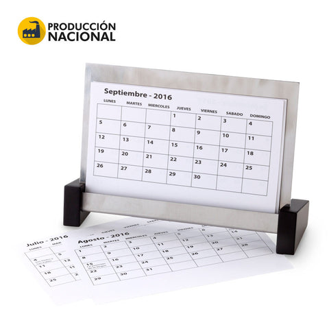 Calendario en Acero Inoxidable - Produccion Nal | OF-457