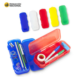 Estuche Plástico de tres Cuerpos - Produccion Nal | VA-645