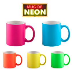 Mug Ceramica Neon 11oz | MU-105